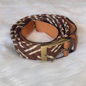 Tommy Bahama men’s leather Braided Belt-40